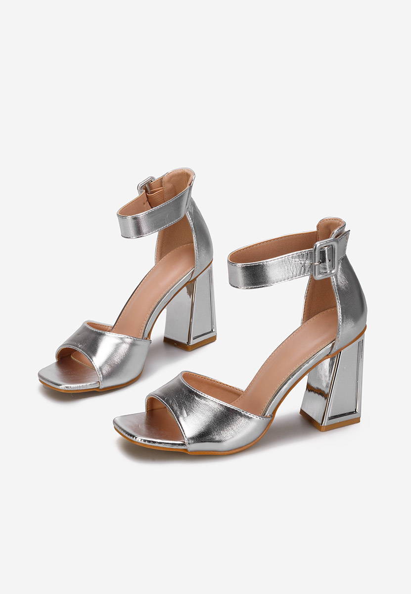 Sandale elegantne Trisa srebrno
