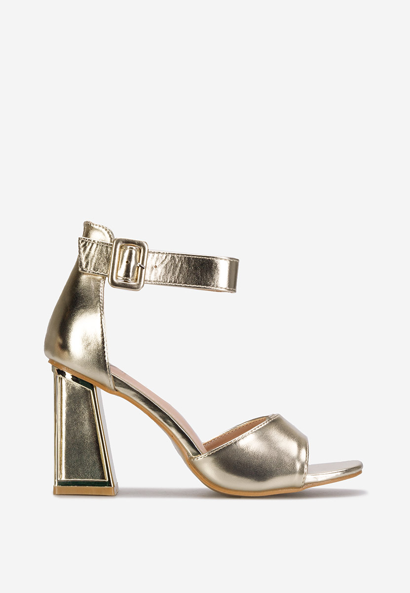 Ženske sandale elegantne Trisa zlatno