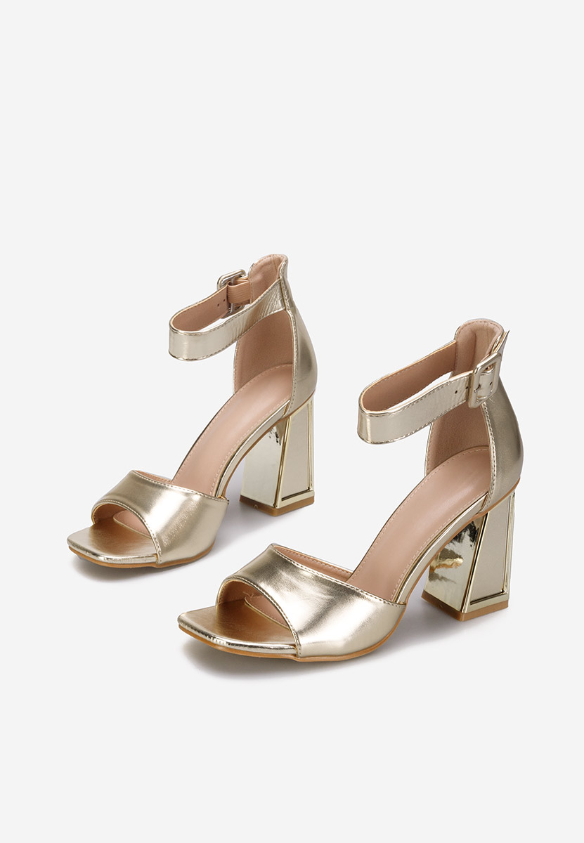 Ženske sandale elegantne Trisa zlatno