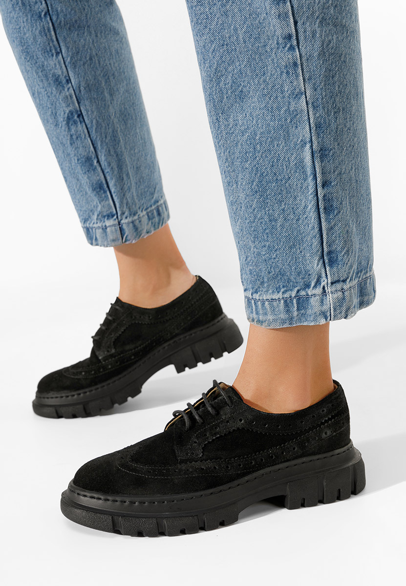 Kožne cipele derby Henise crno