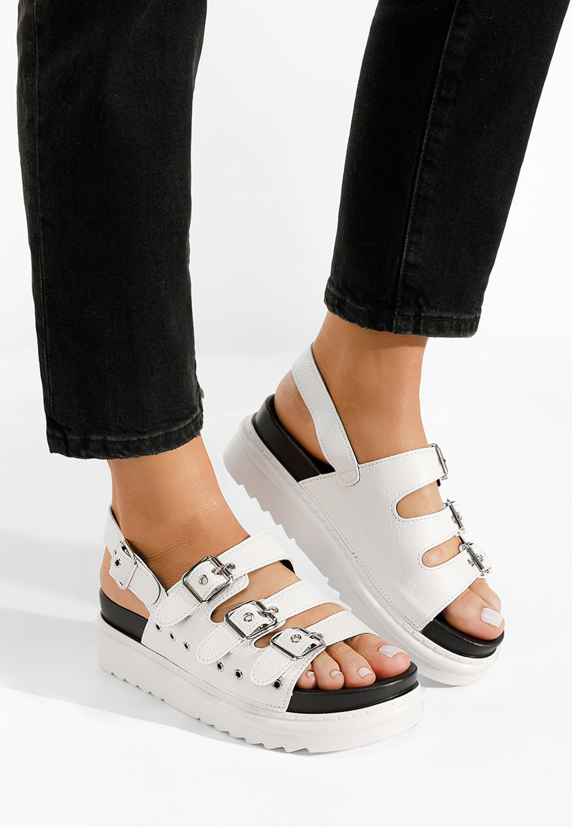 Sandale s platformom Edena bijele