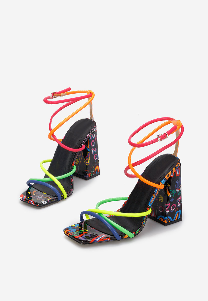 Sandale s petu Karine  V3 Šareno