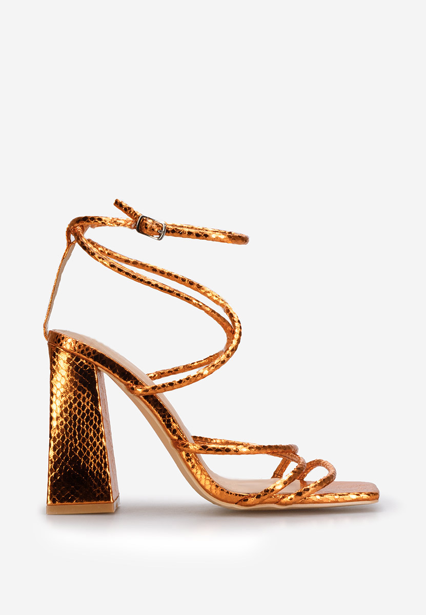 Sandale s petu Karine narančasta