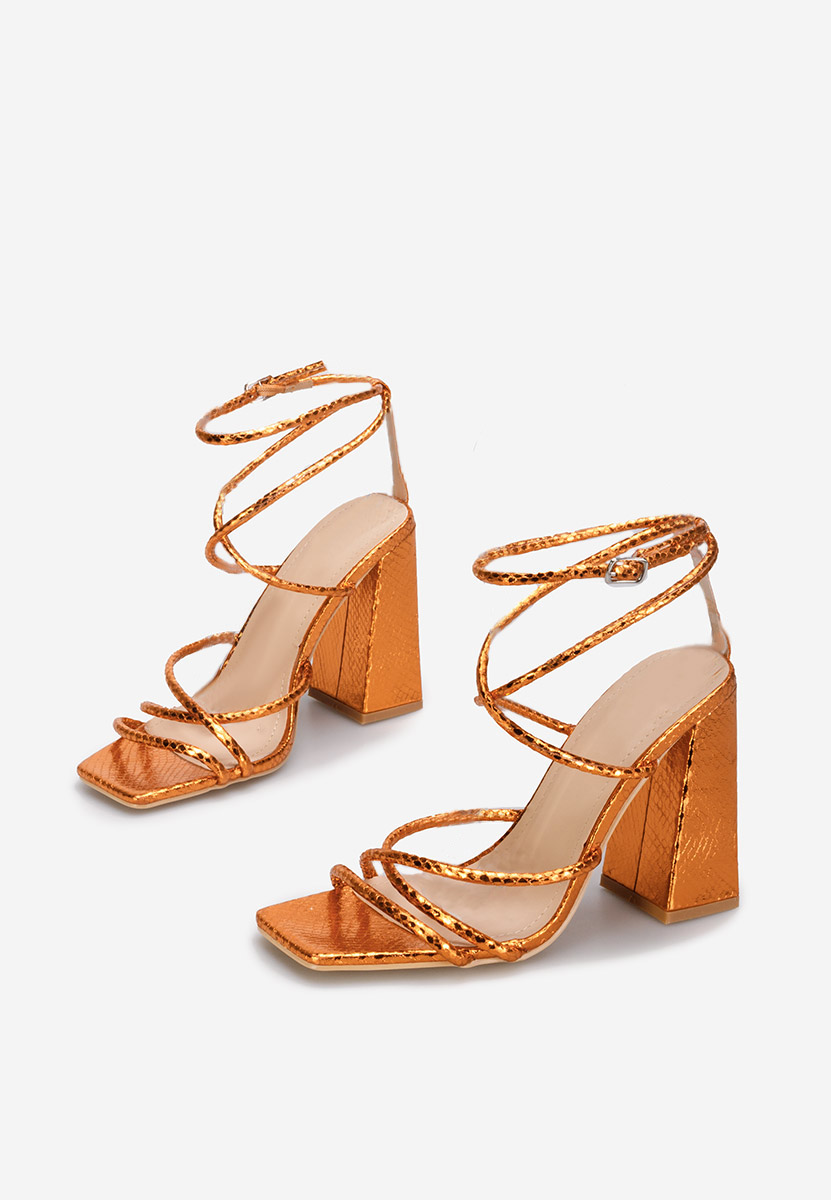 Sandale s petu Karine narančasta
