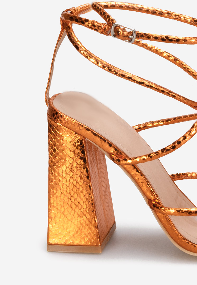 Sandale s petu Karine narančasta