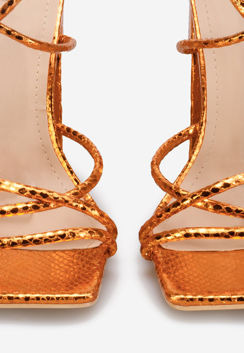 Sandale s petu Karine narančasta