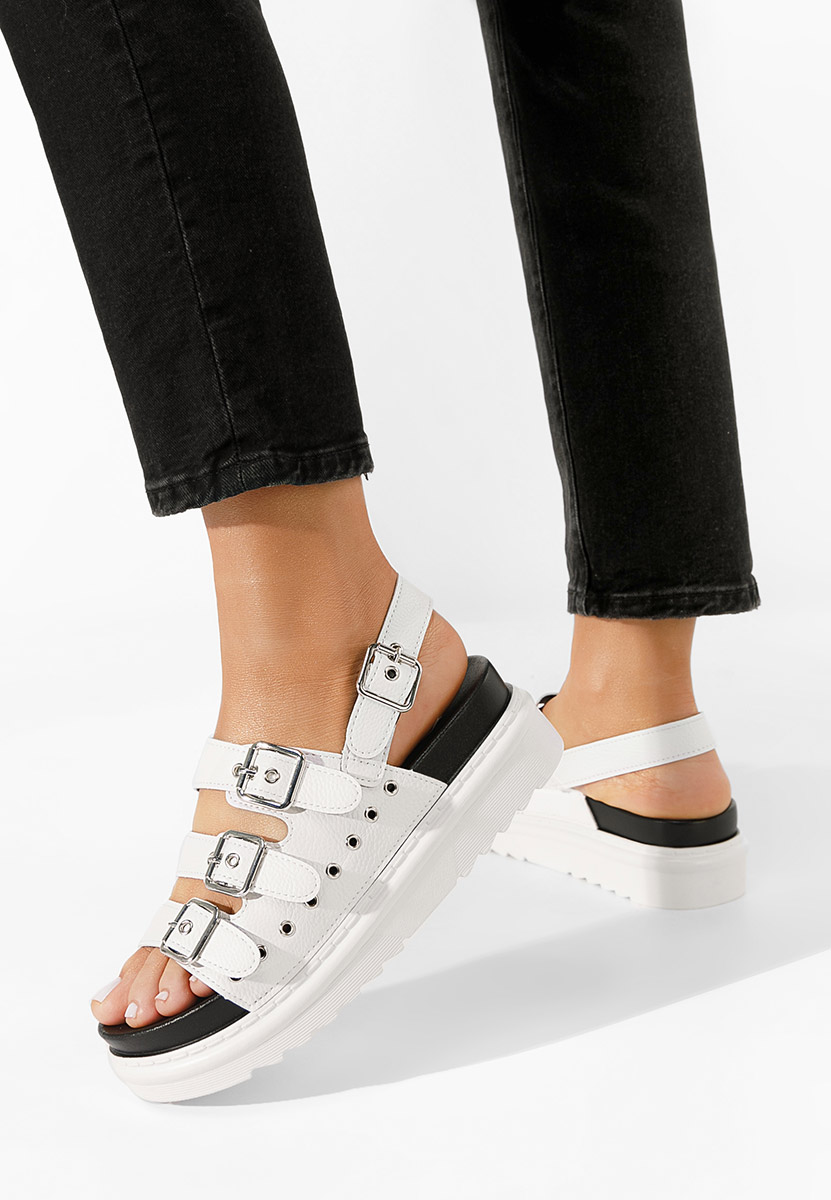 Sandale s platformom Edena bijele