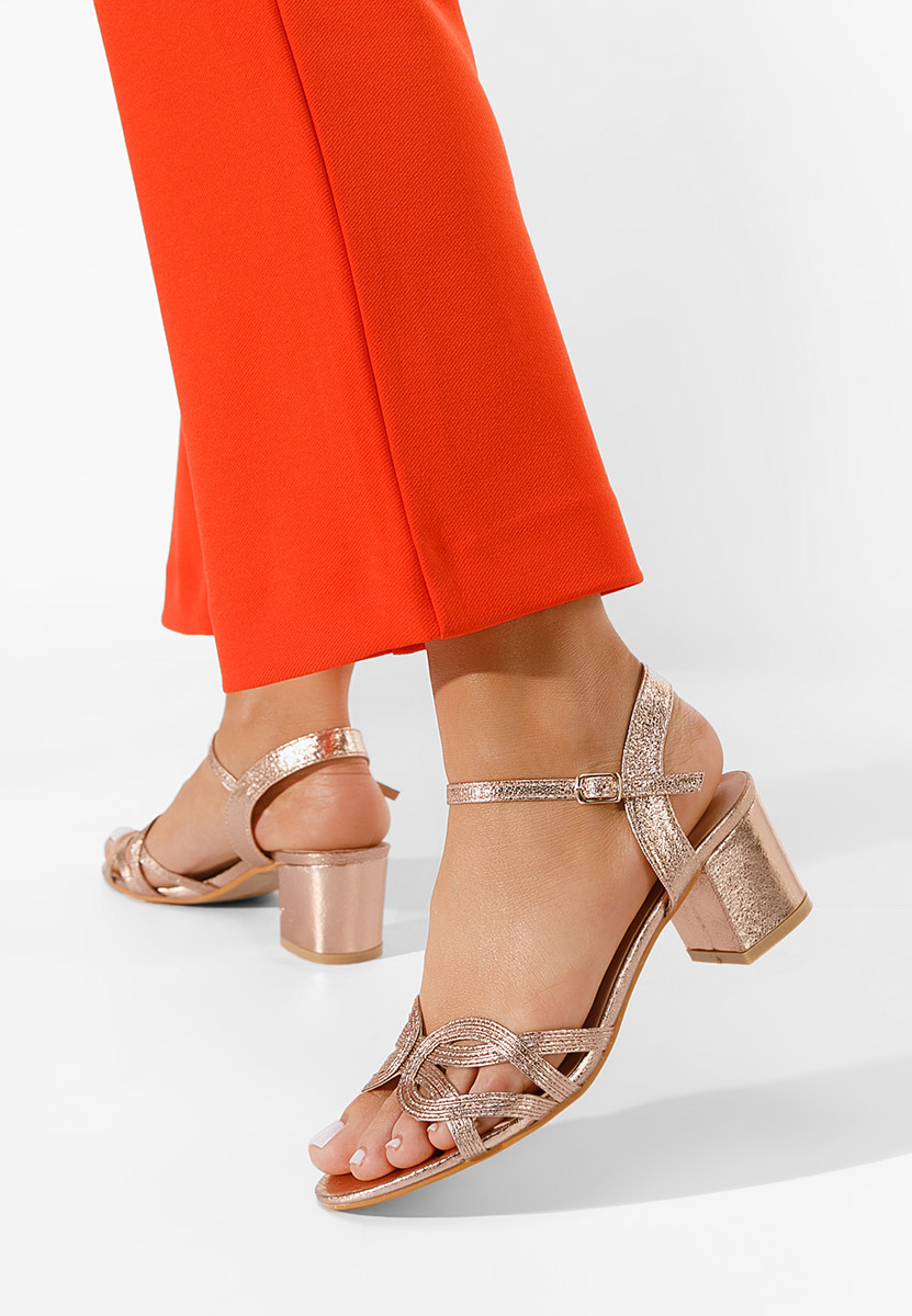 Sandale s petu Myla Šampanjac