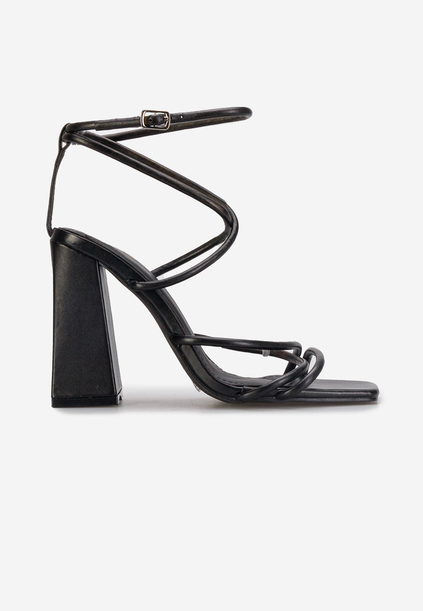 Sandale s petu Karine  V2 crno