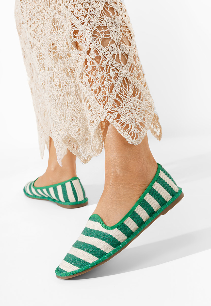 Espadrilles za ženske Dorika zeleno