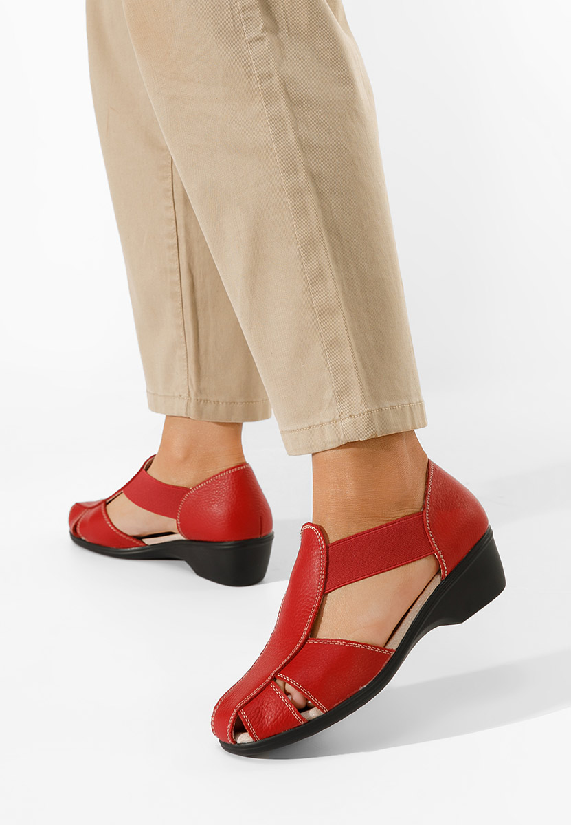 Sandale od prirodne kože Melona V3 crveno