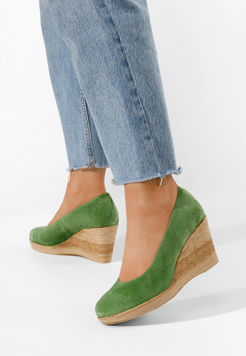 Kožne Salonke Zola V2 zeleno