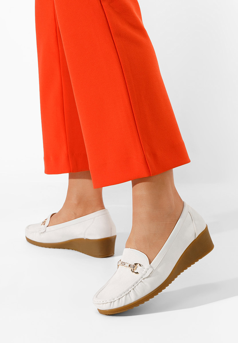 Mokasinke na punu petu Tira bijele