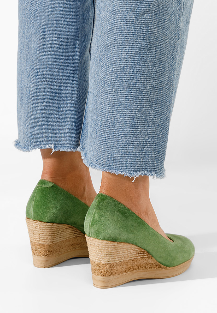 Kožne Salonke Zola V2 zeleno