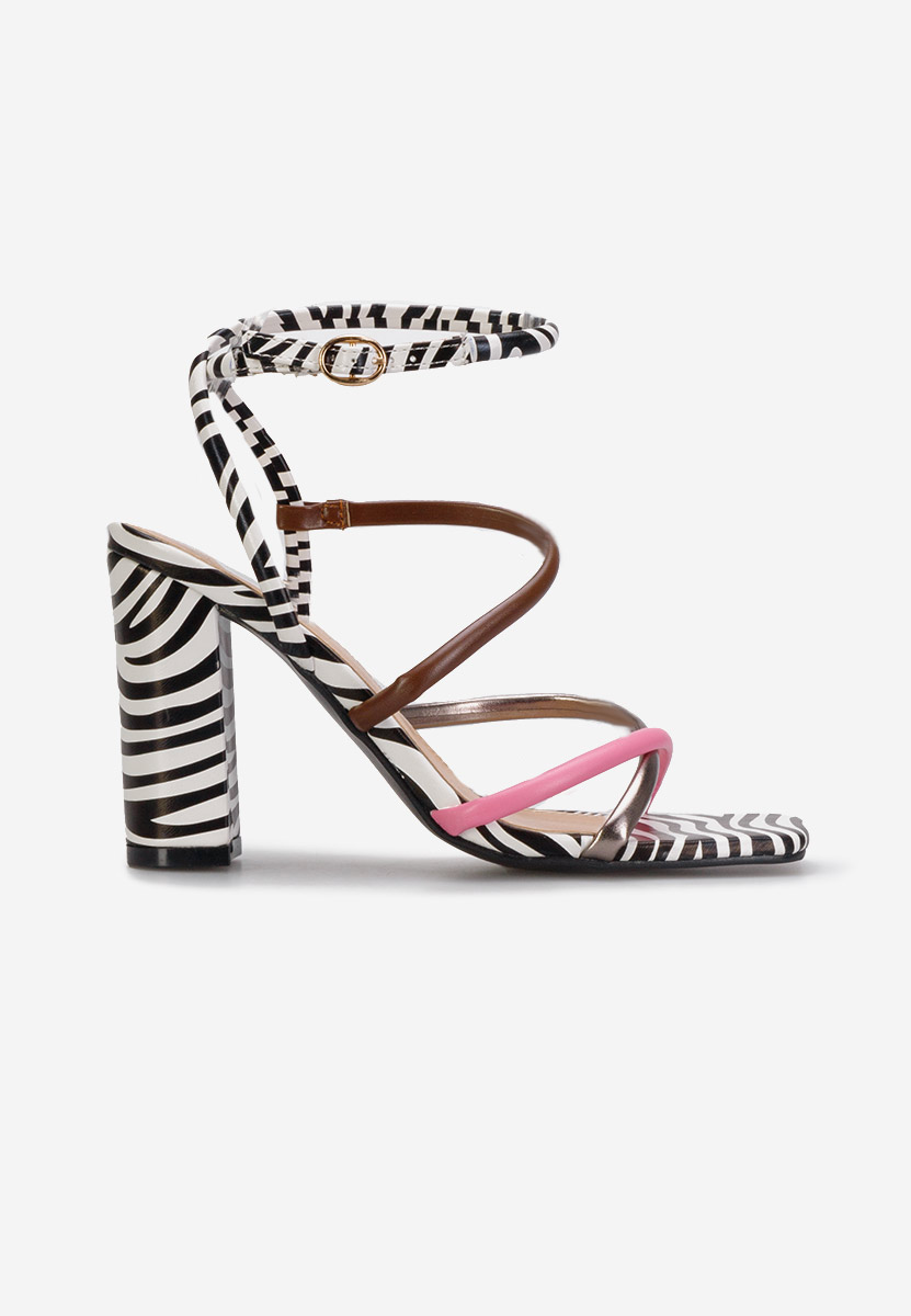 Sandale s petu Kane zebra