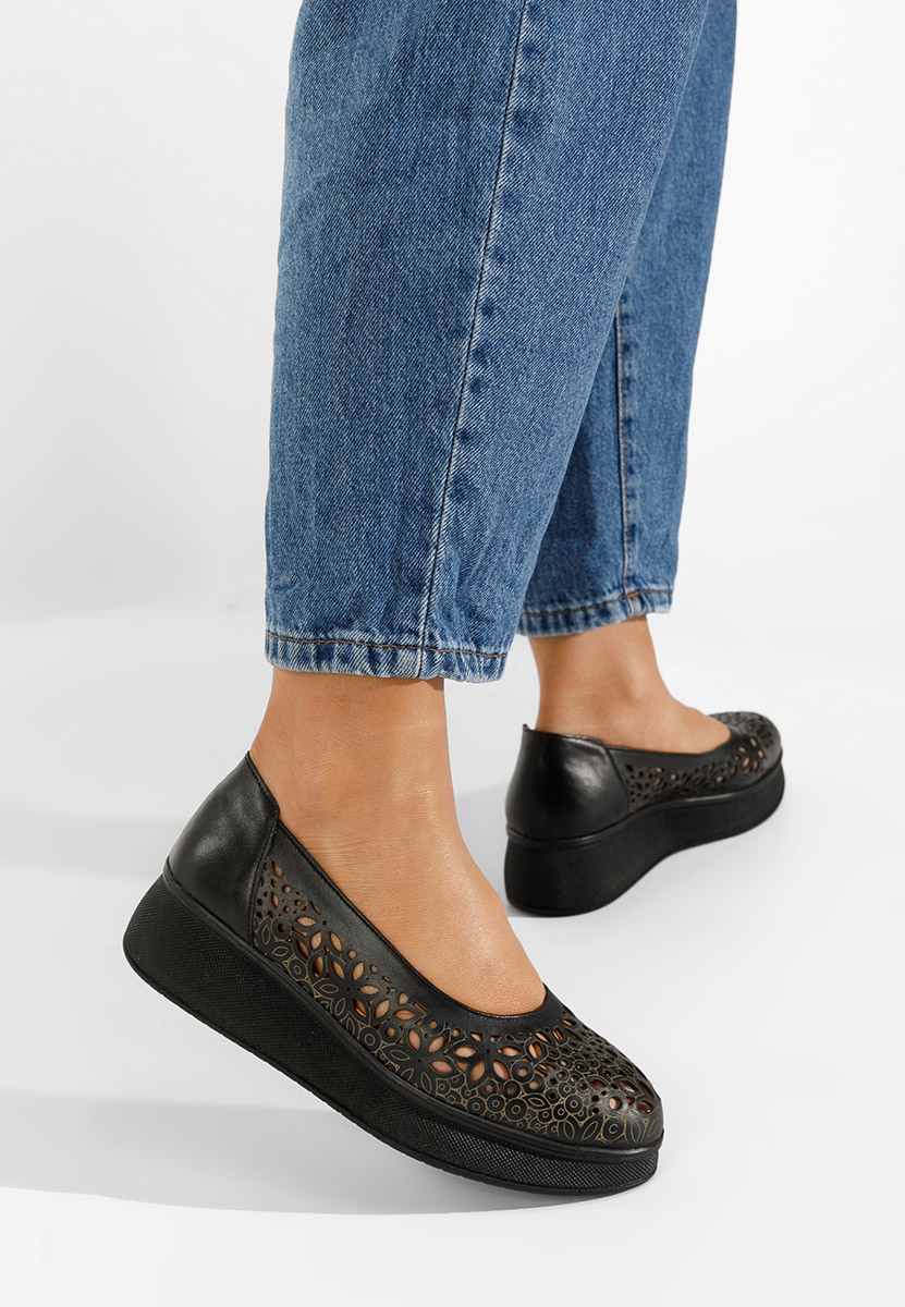 Cipele s platformom Ulna crno