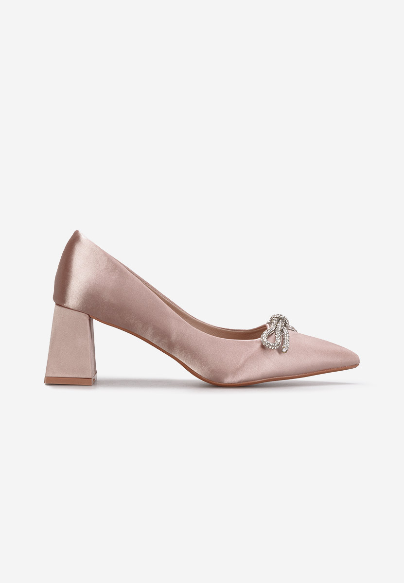 Cipele na srednje visoku petu Abigale ružičasto