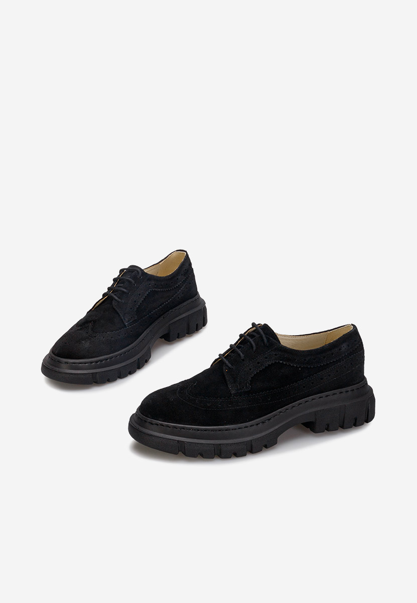 Kožne cipele derby Henise crno