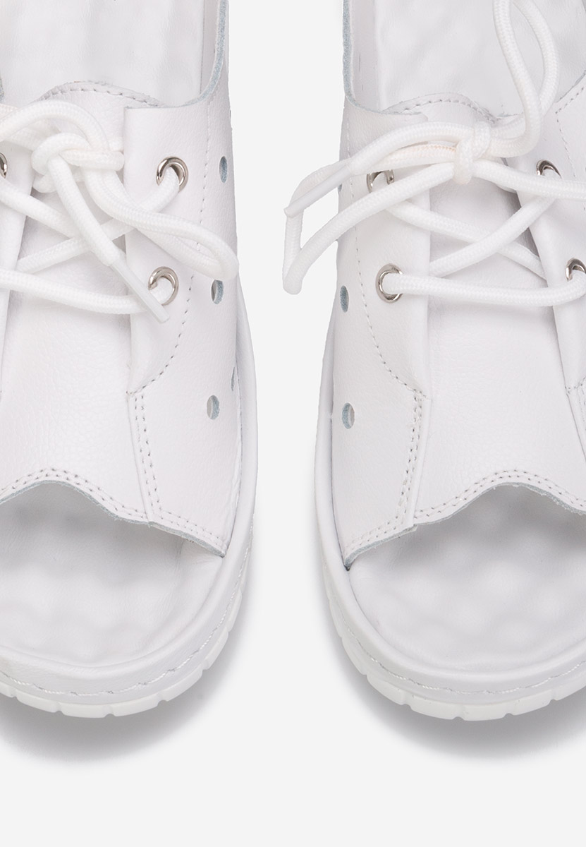 Papuče od prirodne kože Patricia bijele