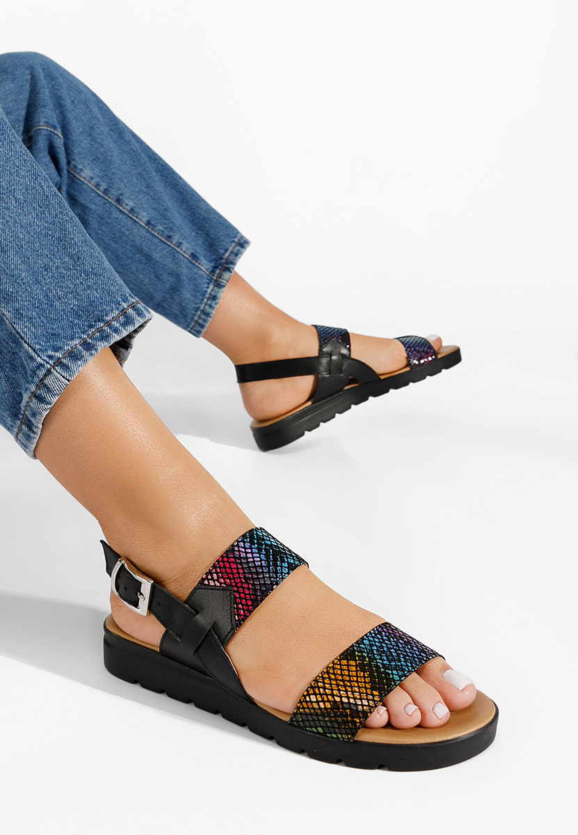 Sandale od prirodne kože Oniega crno