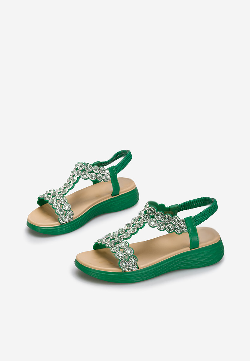 Ženske sandale Ozana zeleno