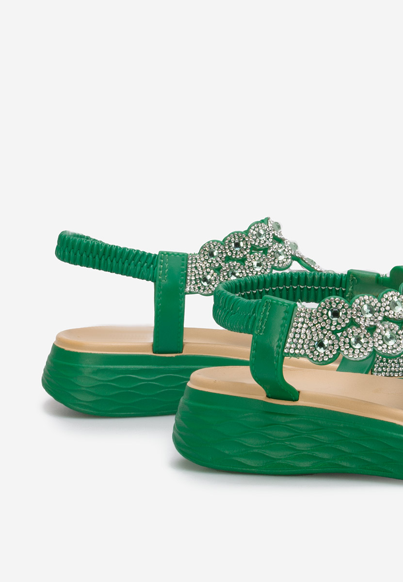 Ženske sandale Ozana zeleno
