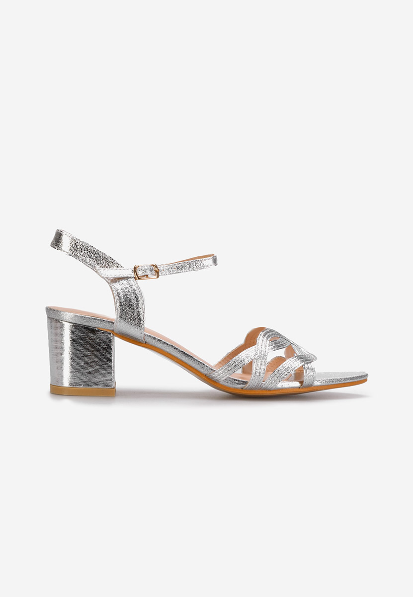 Sandale s petu Myla srebrno