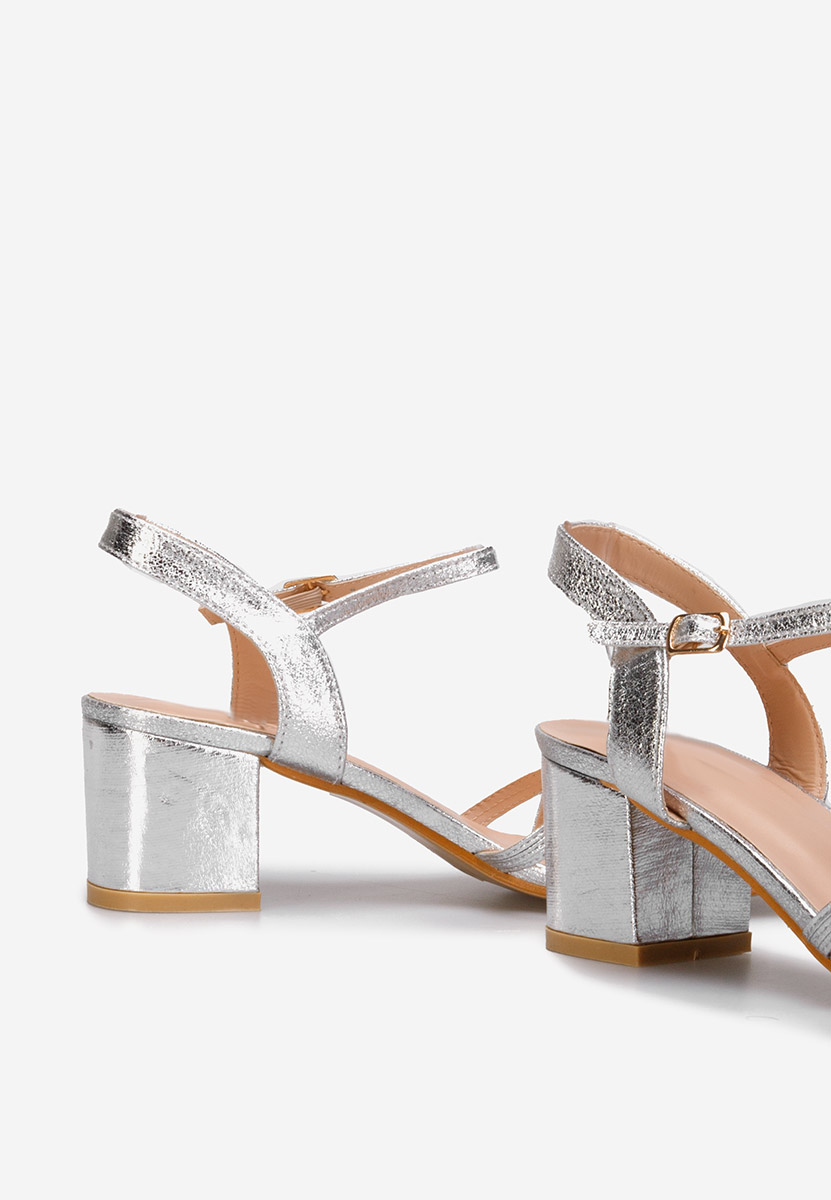 Sandale s petu Myla srebrno