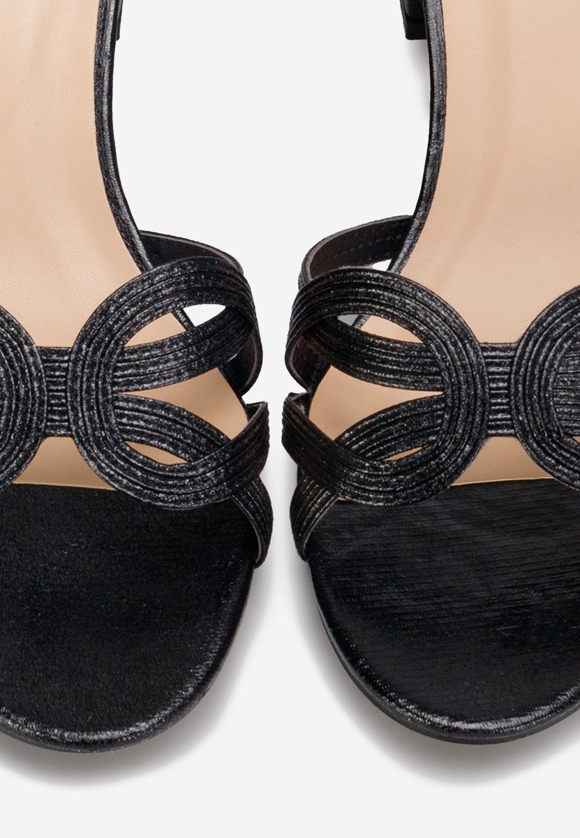 Sandale s petu Myla crno