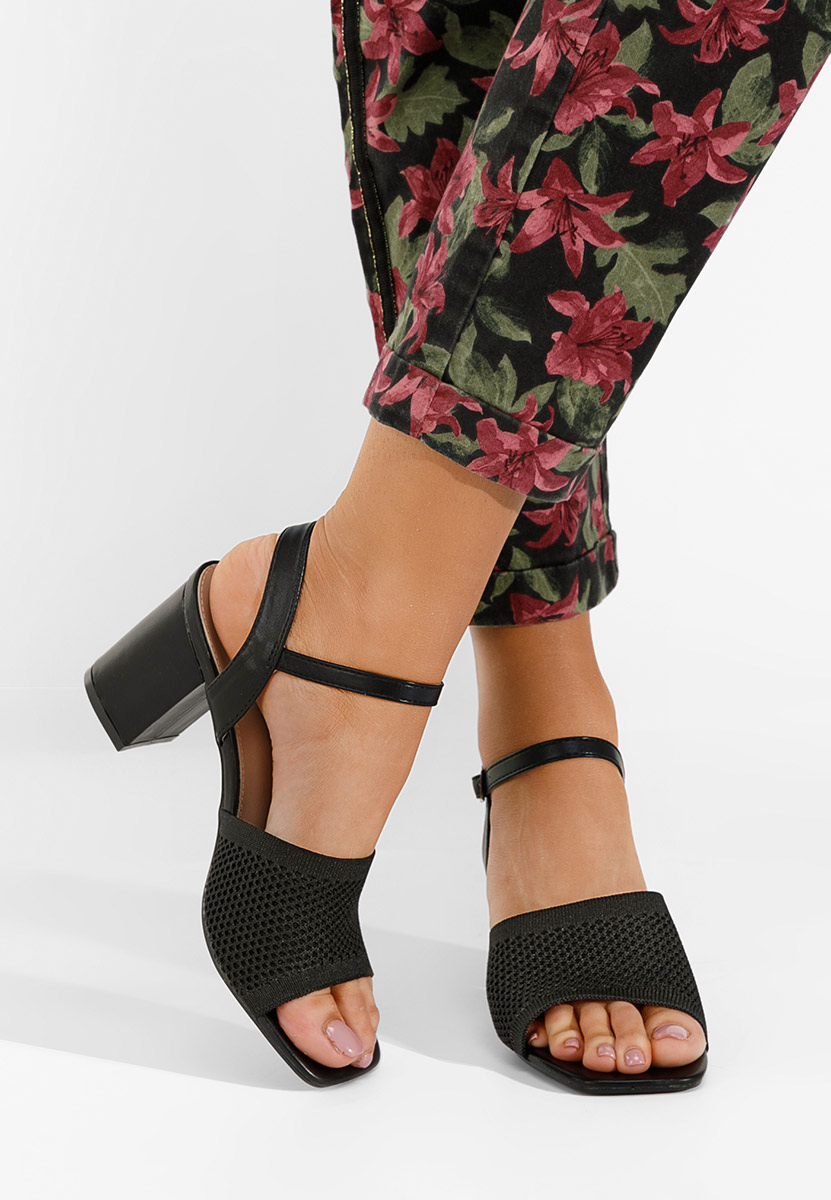 Sandale s petu Clarina crno
