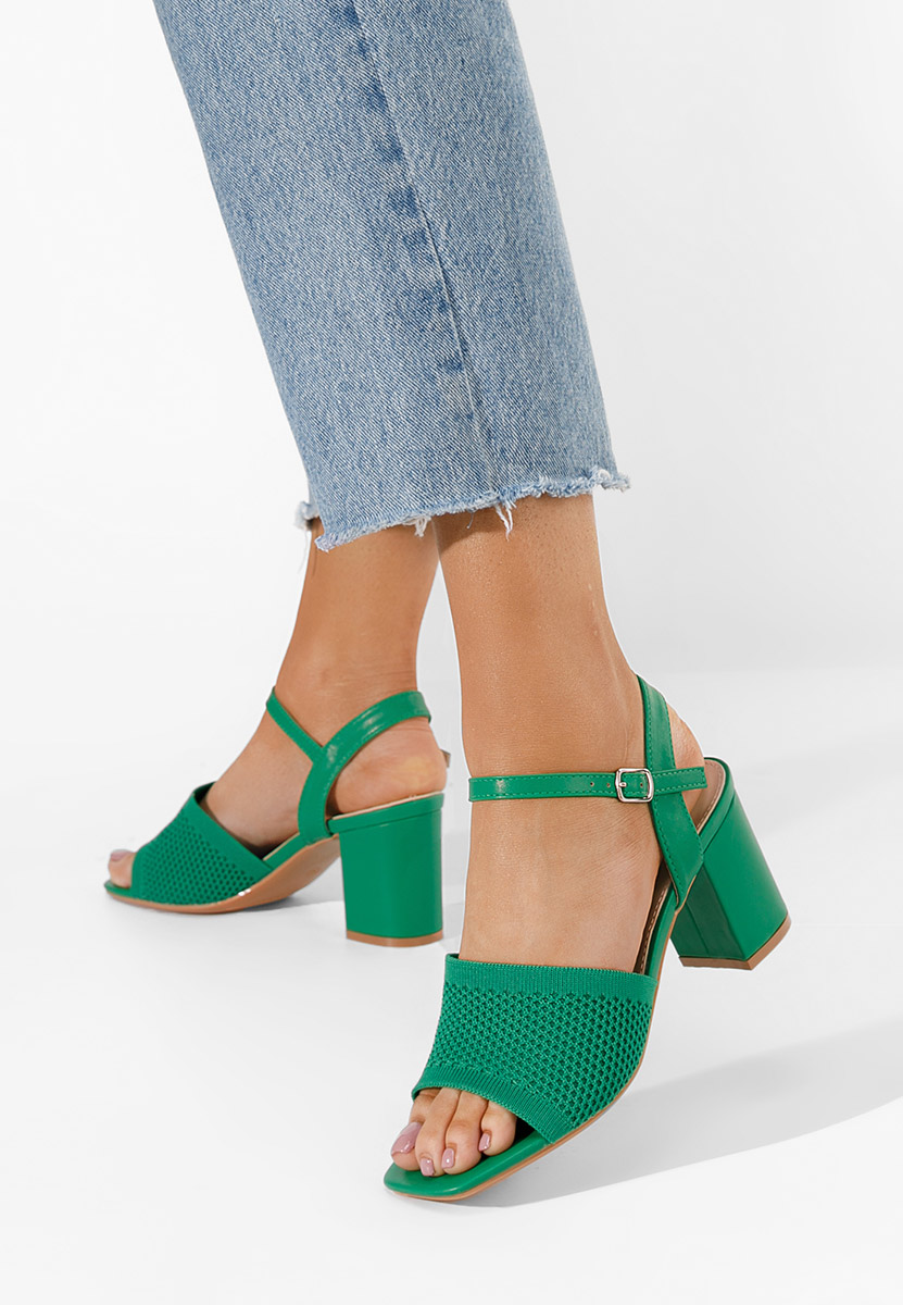 Sandale s petu Clarina zeleno
