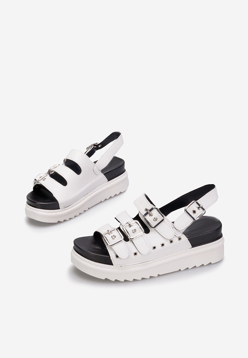 Sandale s platformom Edena bijele