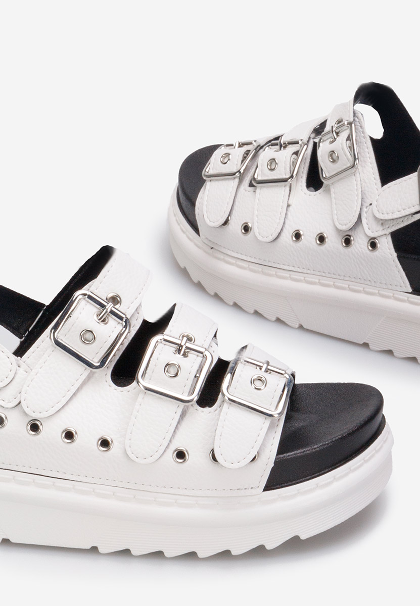 Sandale s platformom Edena bijele