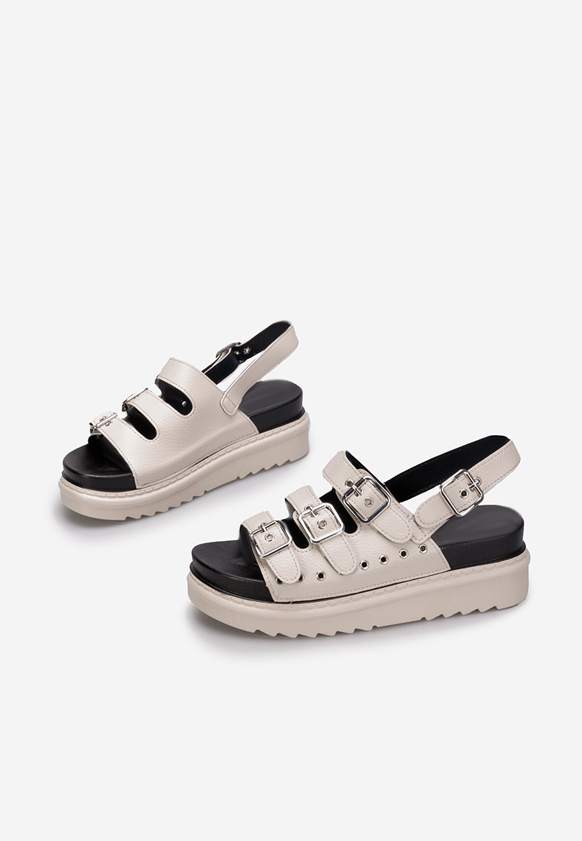 Sandale s platformom Edena bež