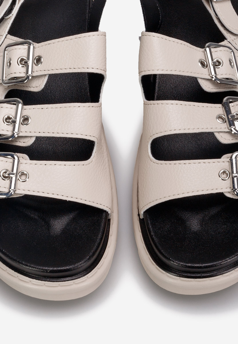 Sandale s platformom Edena bež