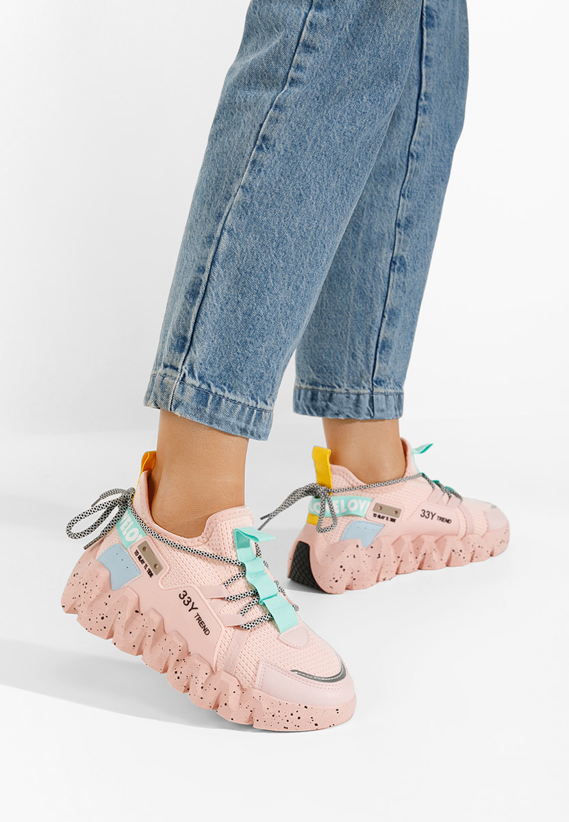 Ženske sneakers Caledonia ružičasto