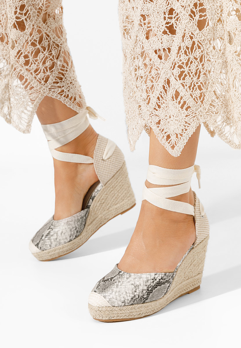 Espadrilles za ženske sivo Vilena