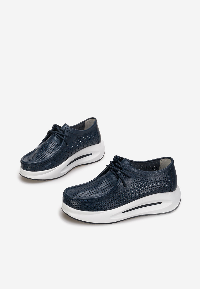 Mokasinke na punu petu Melodisa plavo navy