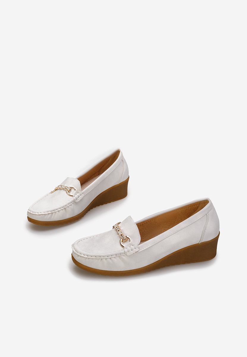 Mokasinke na punu petu Tira bijele