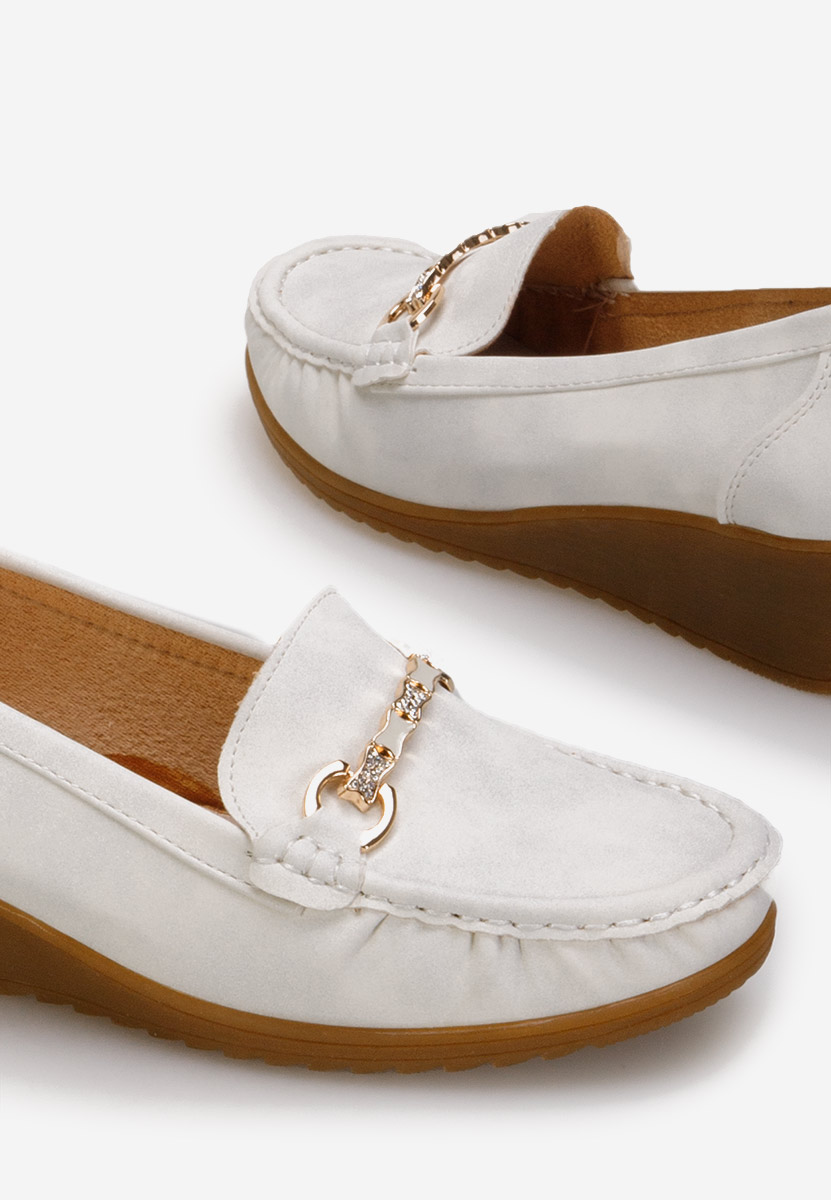 Mokasinke na punu petu Tira bijele