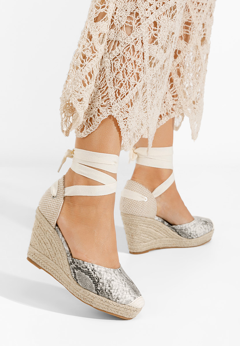 Espadrilles za ženske sivo Vilena