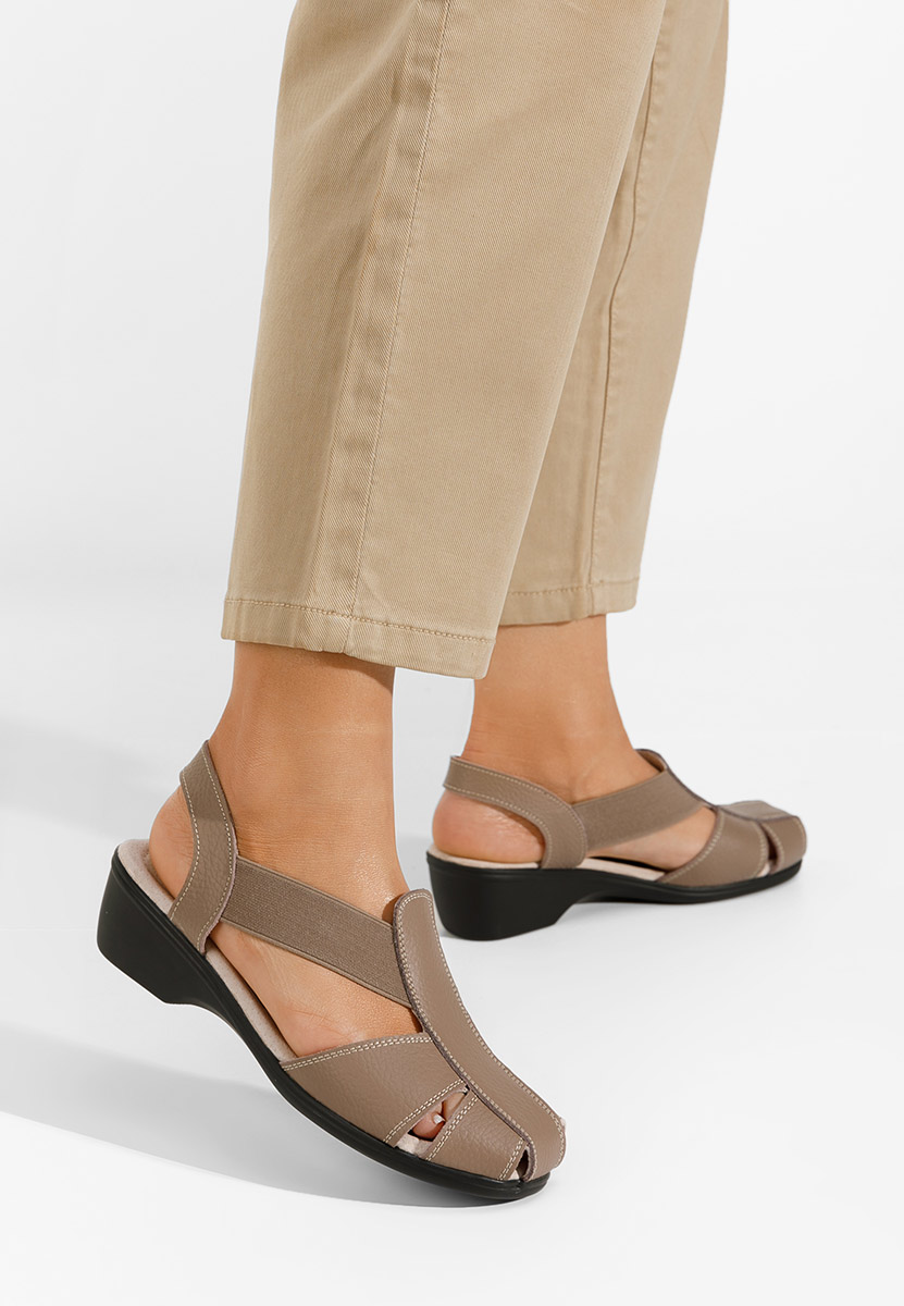 Sandale s petu Melona V4 kaki