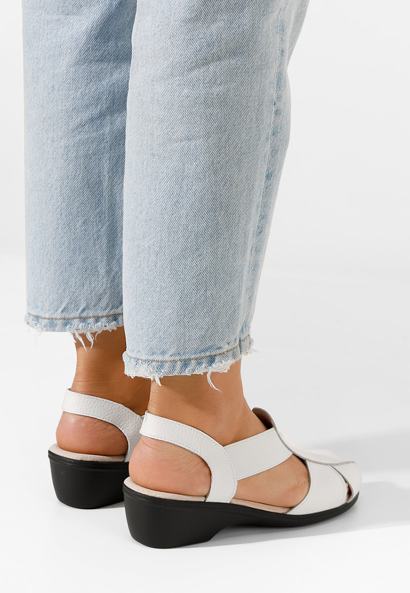 Sandale s petu Melona V4 bijele