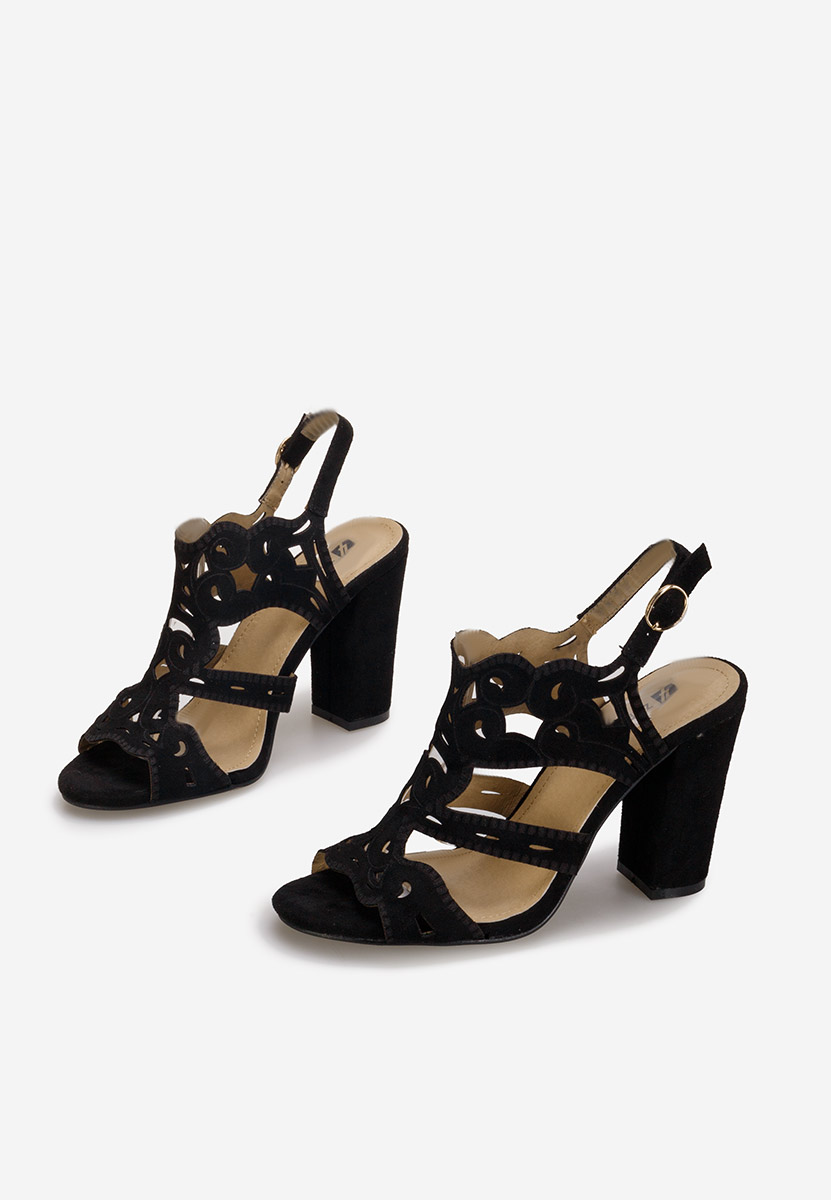 Sandale s petu Delise crno