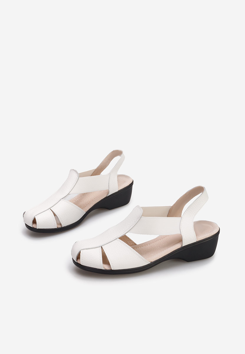 Sandale s petu Melona V4 bijele