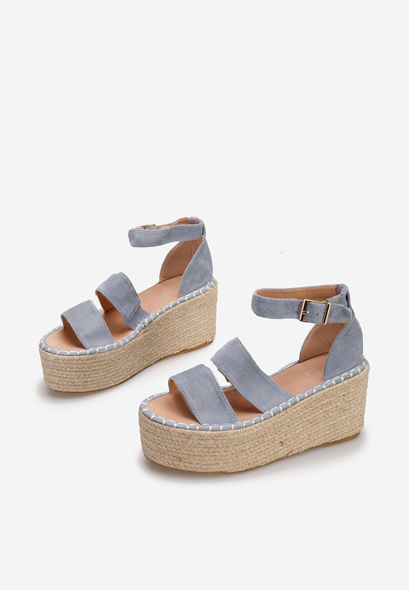 Espadrilles sa platformom Atenas plave