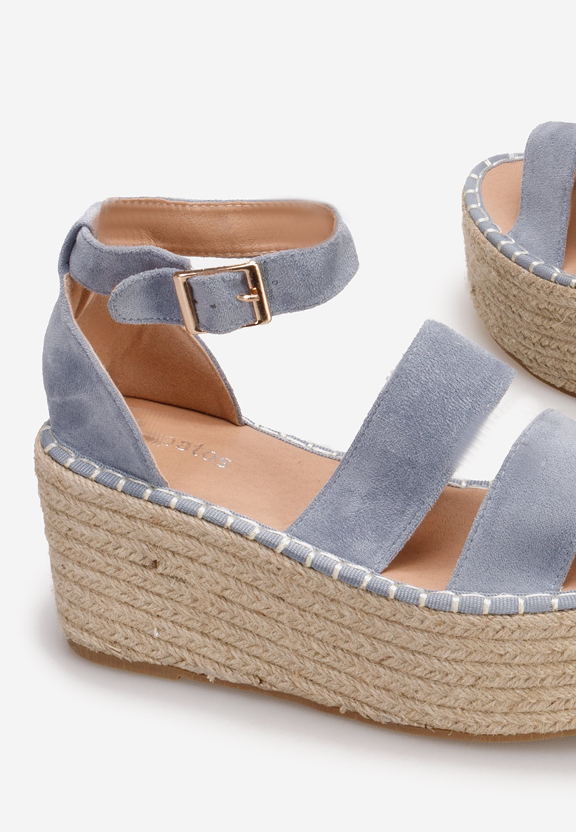 Espadrilles sa platformom Atenas plave