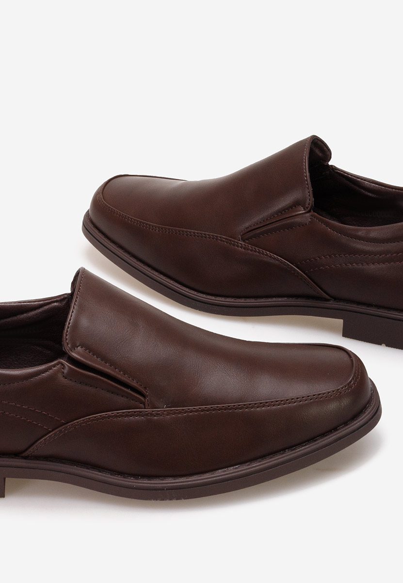 Muški mokasinke Herman braon