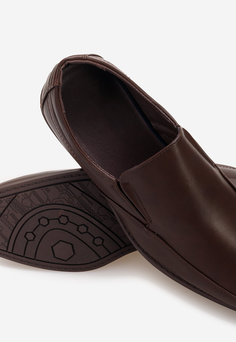 Muški mokasinke Herman braon