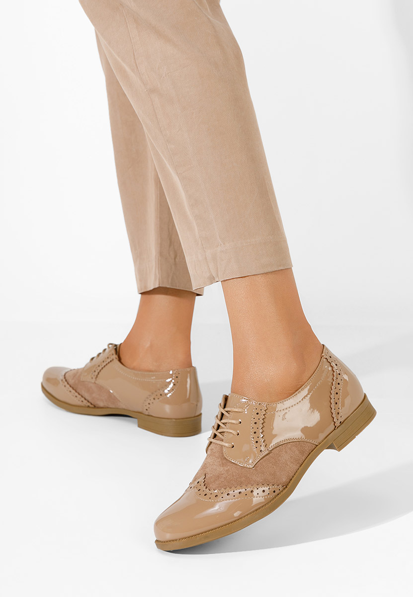 Ženske cipele oksfordice Bakera kaki